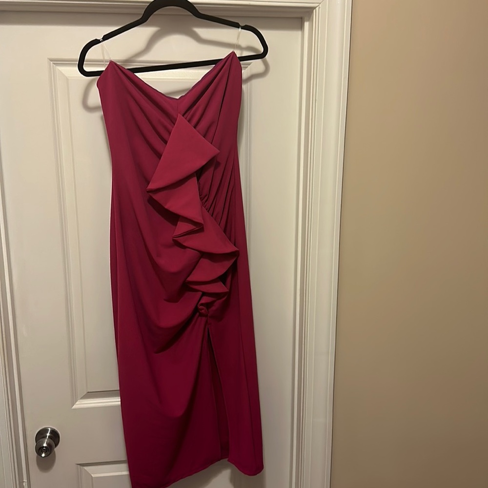Pink tube dress